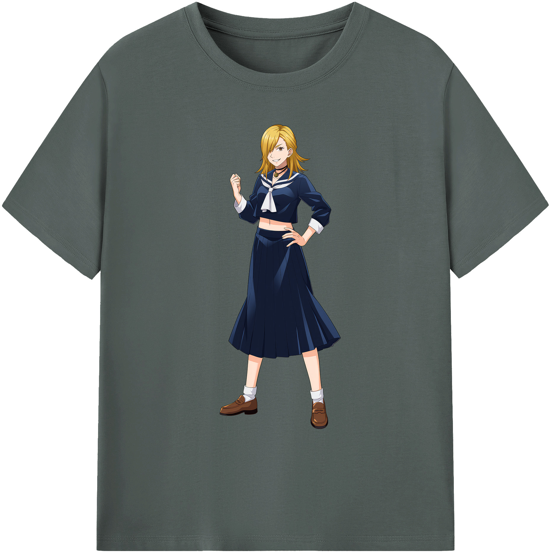 （画像用） 呪術廻戦 Jujutsu Kaisen 綿100％ メンズ半袖Tシャツ｜肌触りやわらか＆通気性